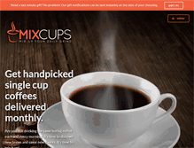 Tablet Screenshot of mixcups.com